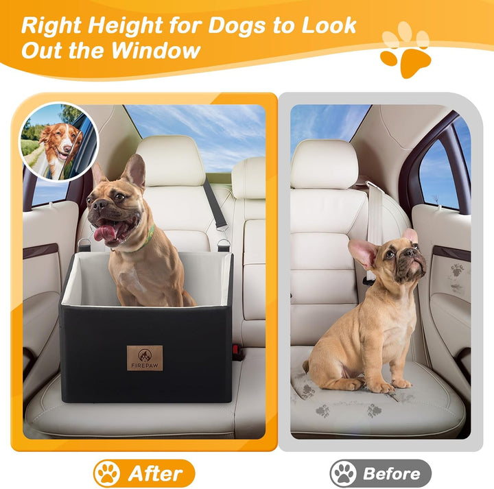 firepaw Auto-Hundesitz, Auto-Hundesitz für mittelgrosse Hunde,Auto-Hundesitz mit Sicherheitsgurt,was