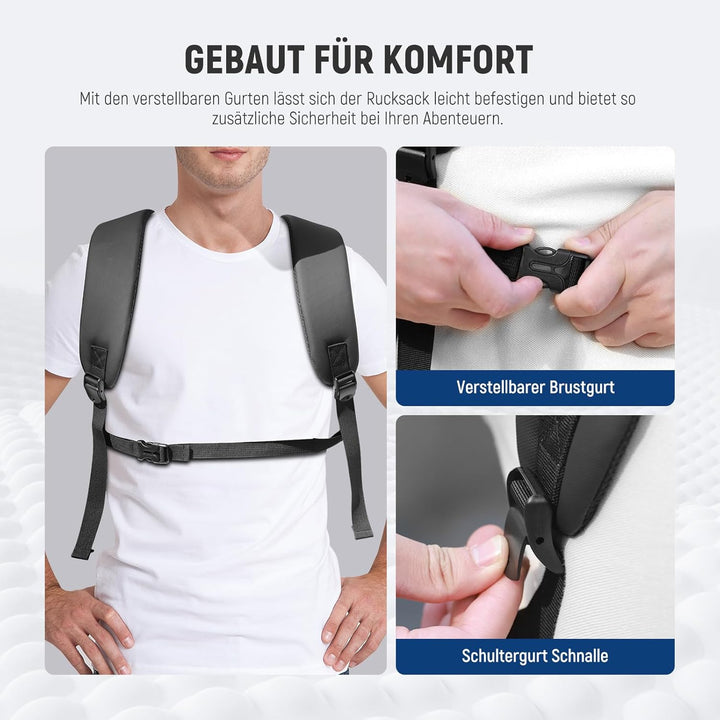 NEEWER Basics Kameratasche für Fotografen, Wasserdichter Digitalkamera Rucksack, stossfestes grosse