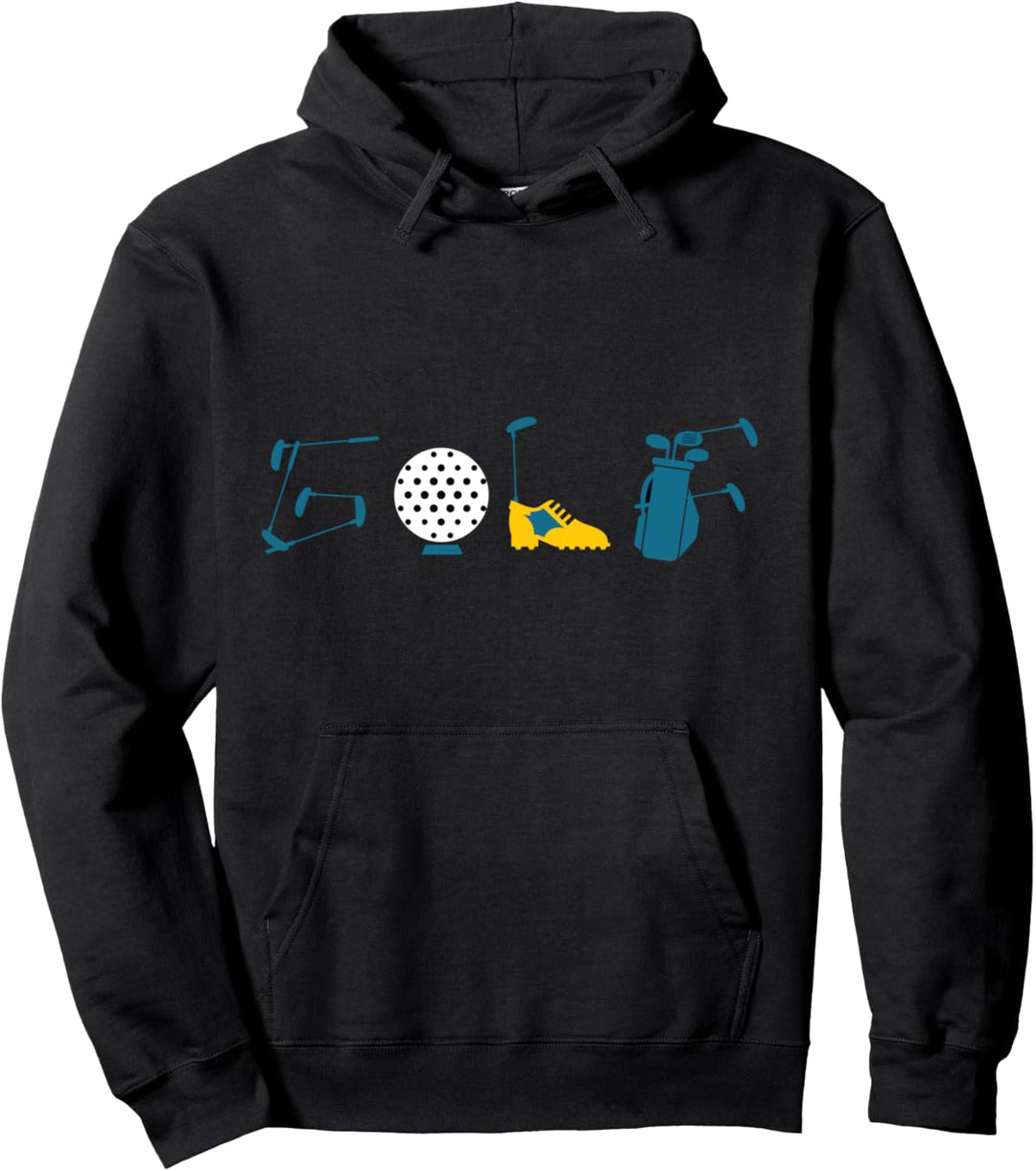 Love Golf Fun Golf Thema Geschenk Design Idee Pullover Hoodie