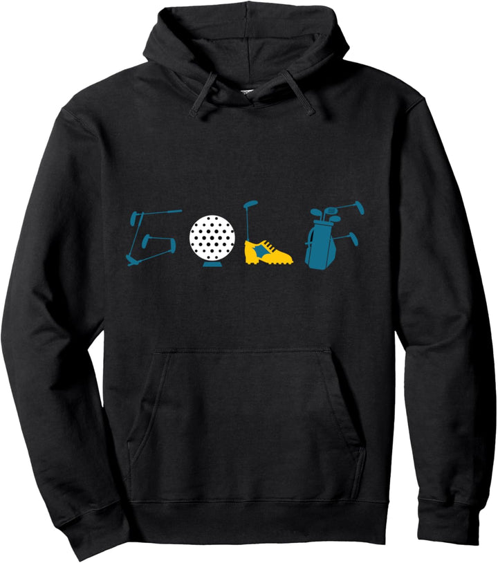 Love Golf Fun Golf Thema Geschenk Design Idee Pullover Hoodie
