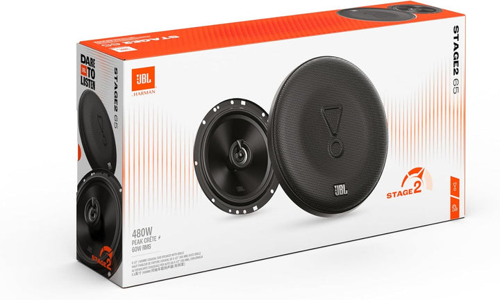 JBL Stage2 GEN2 65 Koaxial Lautsprecher Auto 165mm (6,5 Zoll): von Harman Kardon Car HiFi mit 60W RM