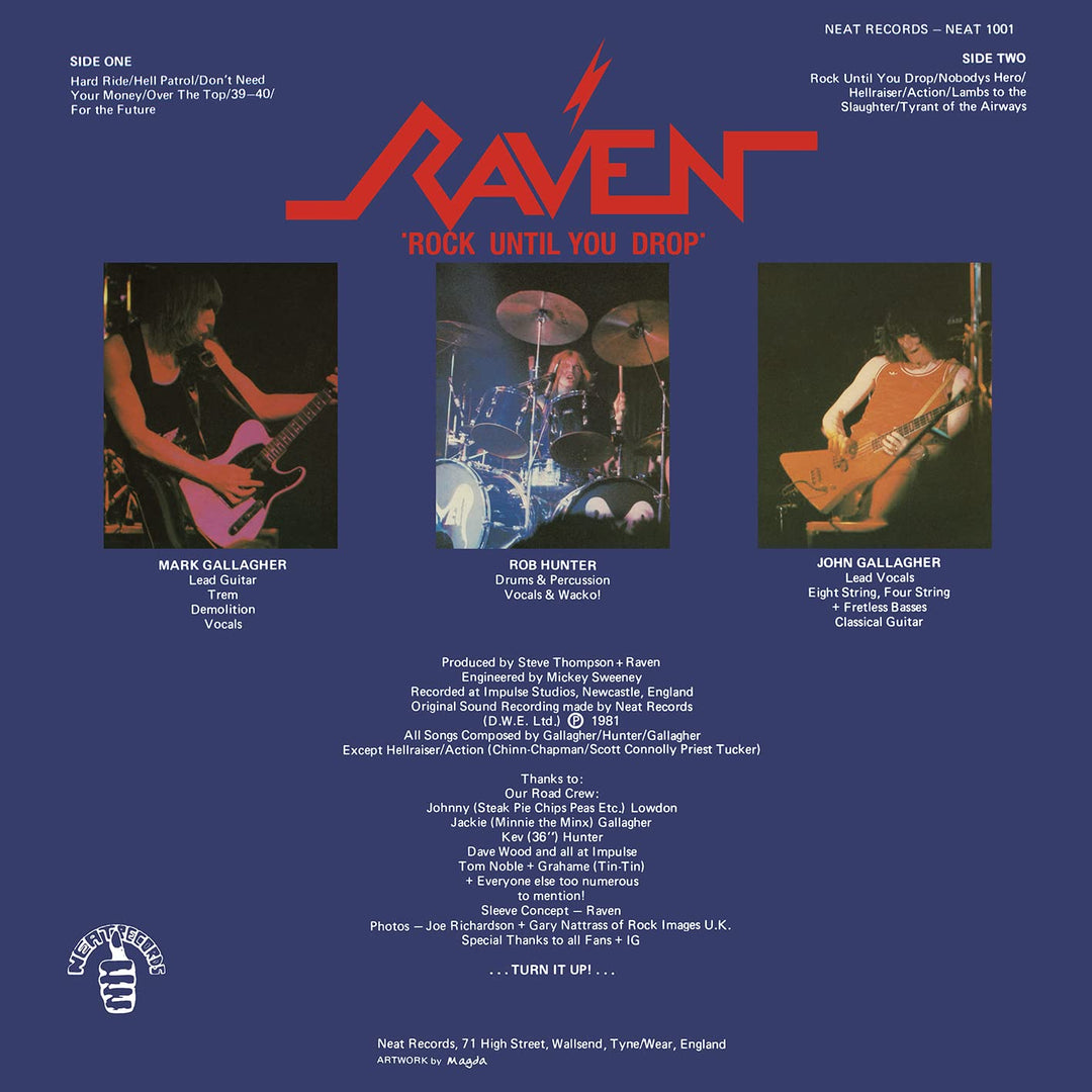Rock Until You Drop, Vinyl
