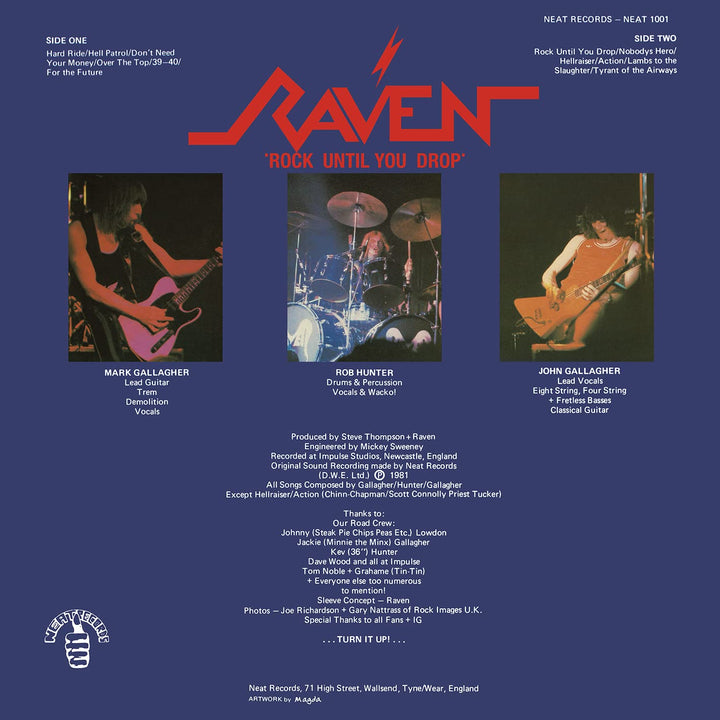 Rock Until You Drop, Vinyl