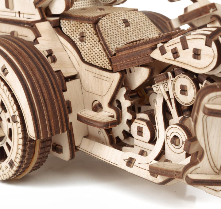 3D Puzzle Motorrad – DIY Motorrad 3D Puzzle Erwachsene & Jugendliche ab 14 Jahren – 3D Holzpuzzle mi