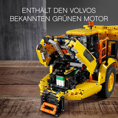 LEGO 42114 Technic 6x6 Knickgelenkter Volvo-Dumper, ferngesteuertes Modellauto, Modellbausatz LKW-Sp