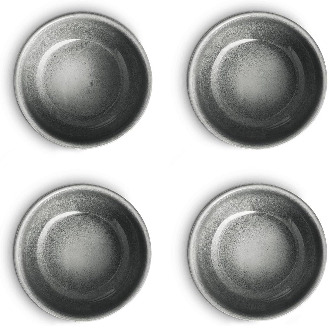 SPRINGLANE Schale klein 4er-Set - Geschirr Misty Cliff, Grau, Steingut Tafelservice, Schale klein 4e