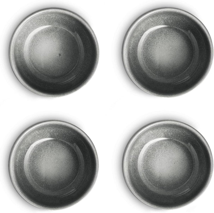 SPRINGLANE Schale klein 4er-Set - Geschirr Misty Cliff, Grau, Steingut Tafelservice, Schale klein 4e