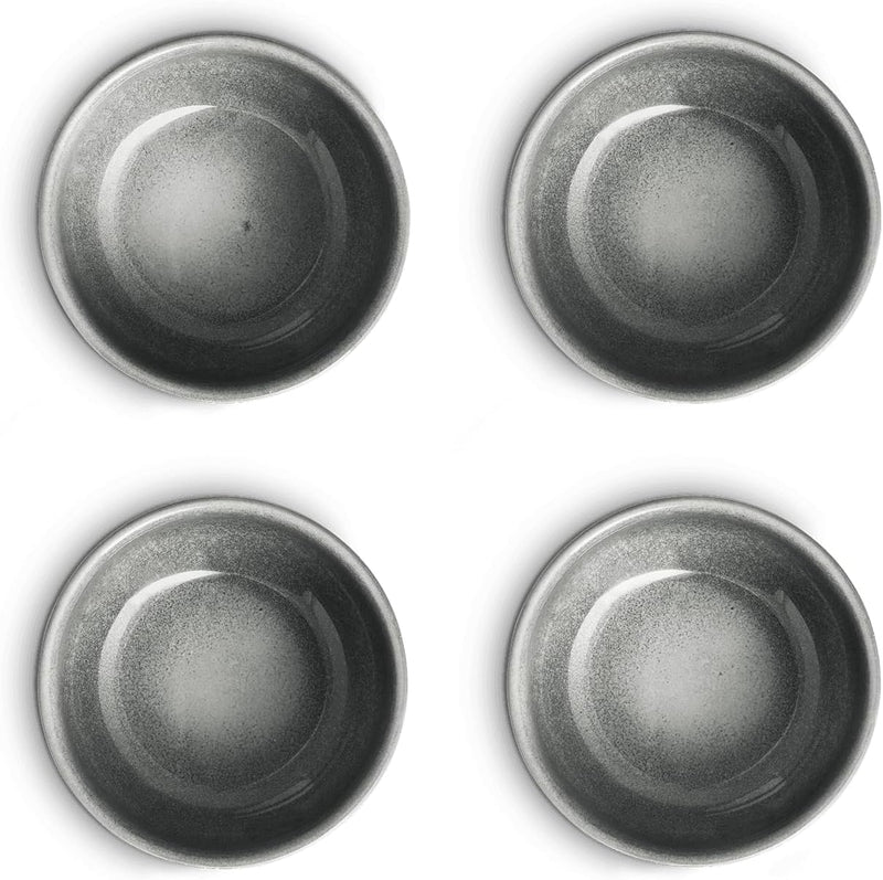 SPRINGLANE Schale klein 4er-Set - Geschirr Misty Cliff, Grau, Steingut Tafelservice, Schale klein 4e