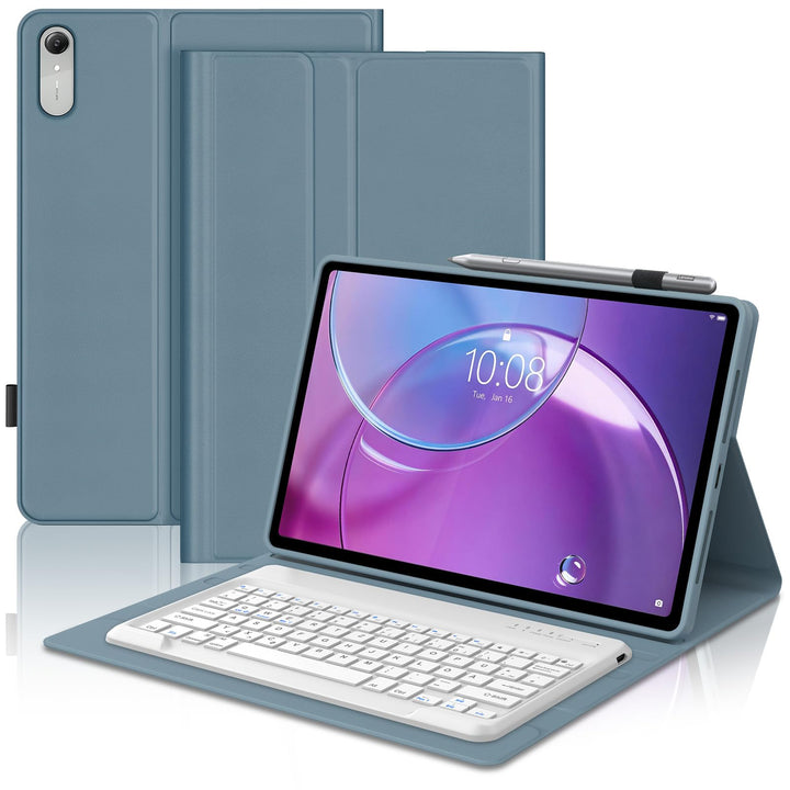 Tastatur für Lenovo Idea Tab Pro Gen 2 Tablet 13 Zoll (TB390FU), Blau | Hülle mit Tastatur für Lenov