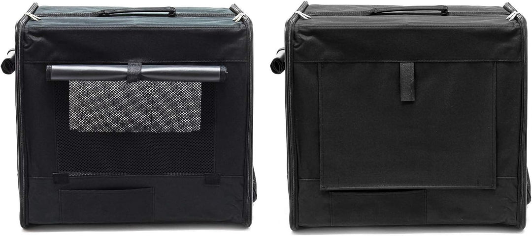 Fudajo Faltbare Transportbox für Hunde, Katzen S (42x36x41 cm), robust, leicht, sicher, Hundebox mit