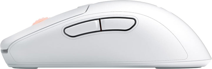 Fnatic BOLT Weisse Kabellose Gaming Maus – Pixart 3370 Sensor, 69g, WiFi & Bluetooth, Akkulaufzeit 1
