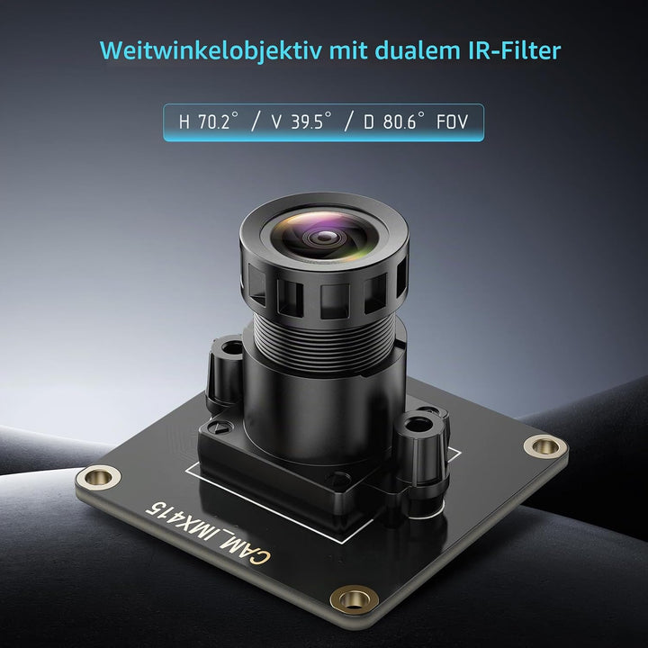 InnoMaker 4K 8MP Kamera-Modul für Raspberry Pi, Original STARVIS IMX415 Sensor 3864x2192@30FPS, 99°