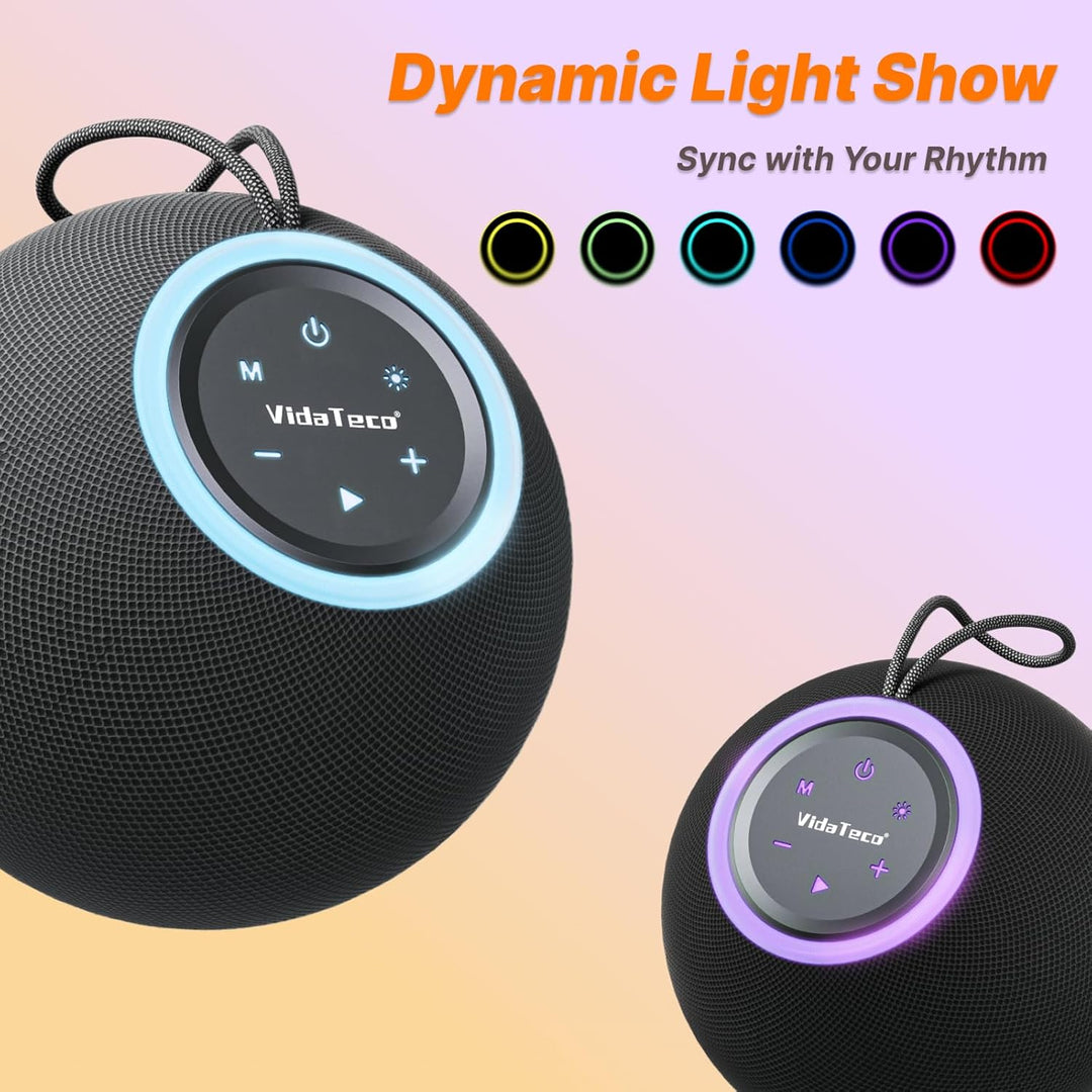 C57 Tragbarer Bluetooth Lautsprecher 30w Stereo Sound, Bluetooth 5.3 TWS Paarung Ipx5 Wasserdicht, R