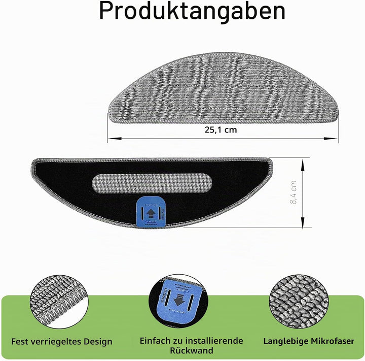 Ersatzteile für iRobot Roomba Combo j5+/j8+, Combo i3+/i5+/i8+ | Staubsauger ersatzteilset: 1 Gummiw