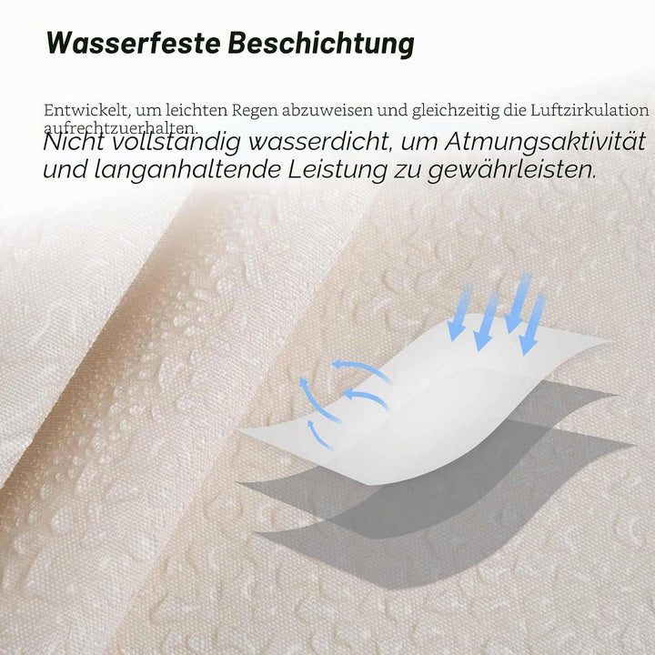 Sonnensegel Wasserdicht 2x3m Rechteckig Sonnenschutz Wasserabweisend 3x2 Meter PES Polyester Segel m