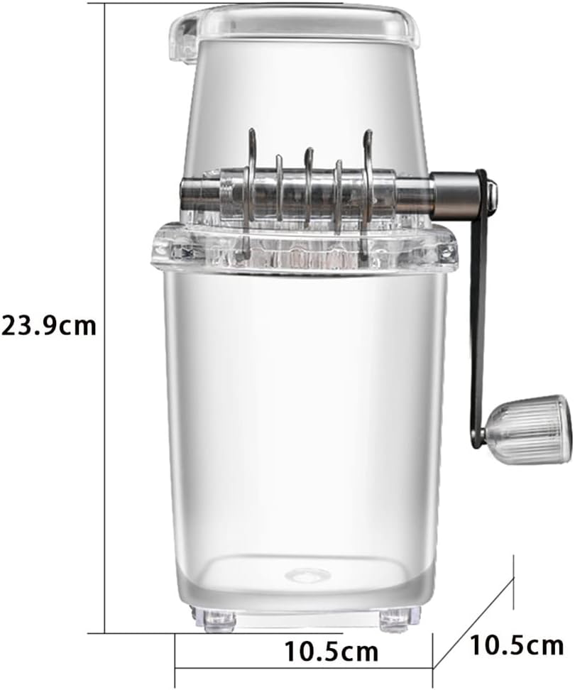 Ice Crusher Manuelle Ice Crusher Machine1.25L EismüHle Ice-Cube Drinks Chopper,Haushaltsbedarf,Somme