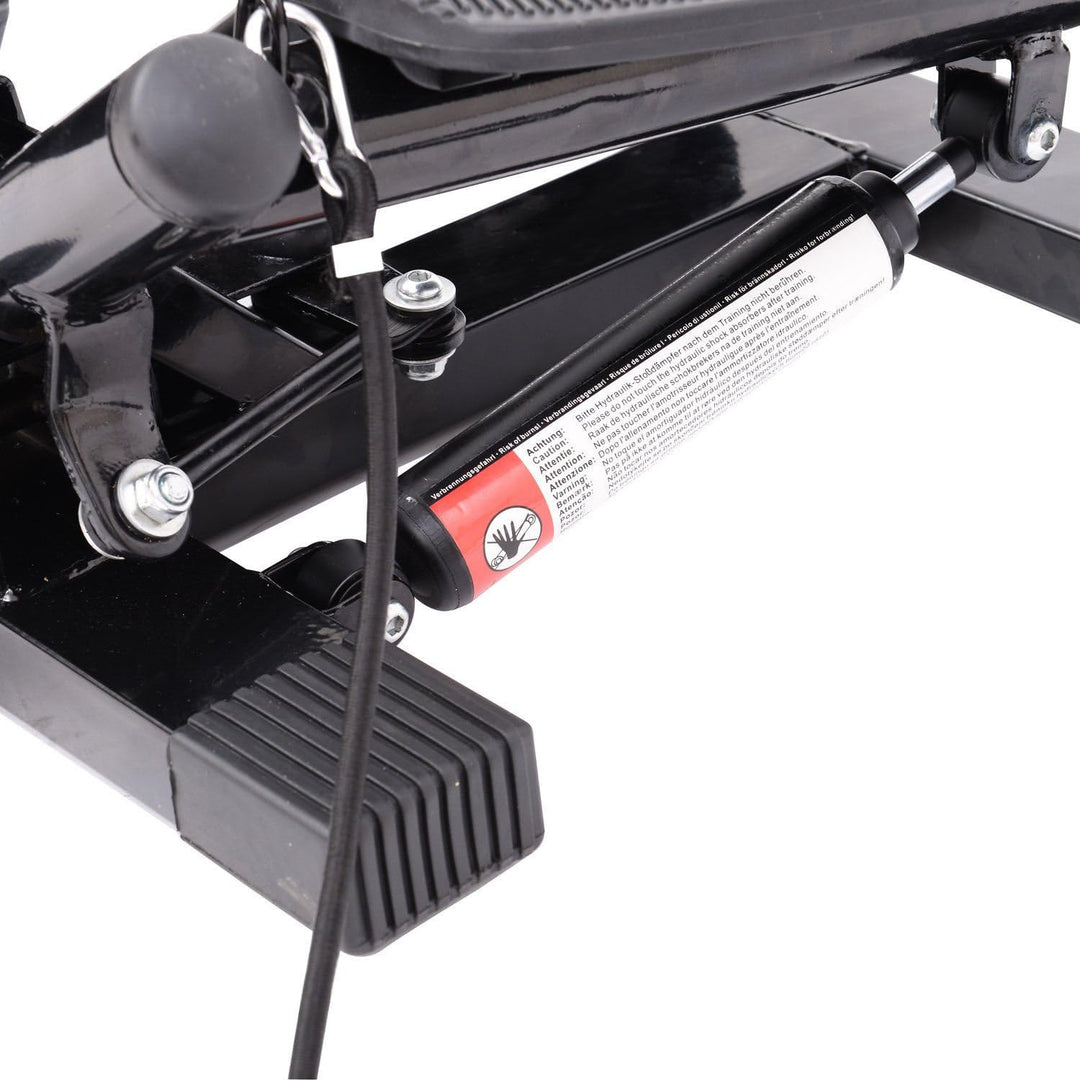 HOMCOM Mini Stepper Sidestepper Fitness Heimtrainer inkl. Trainingsbänder