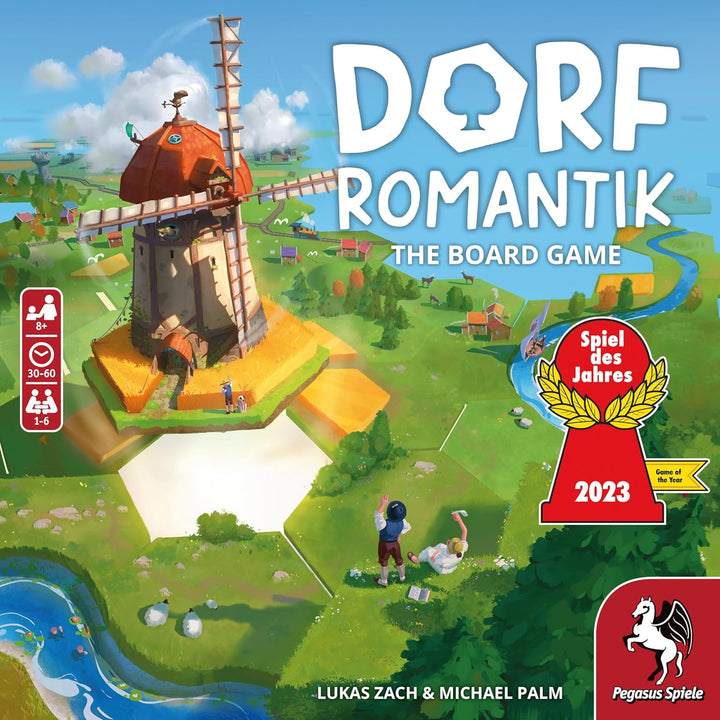 Pegasus Spiele 51240E Dorfomantik - The Board Game Board Games (English Version), 1-6 Players, ‎Mult