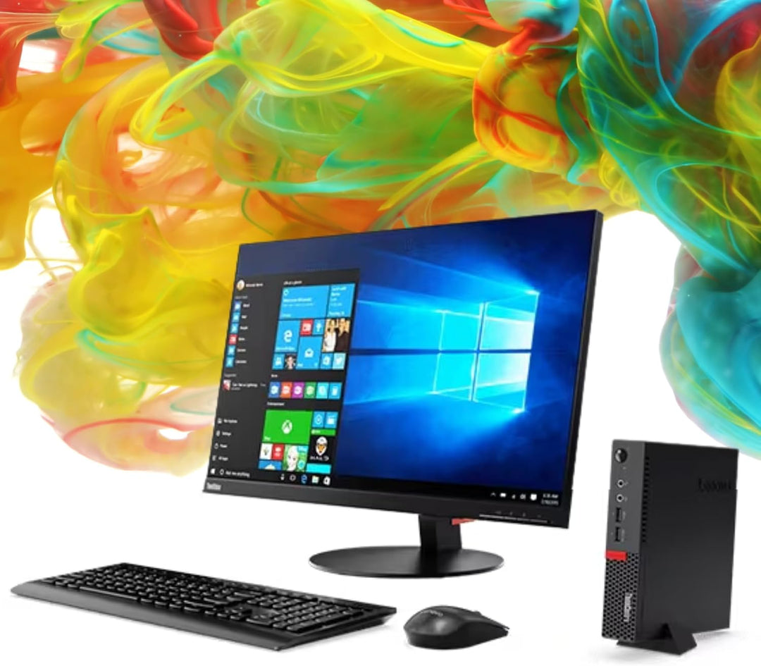 Lenovo ThinkCentre, Mini PC Tiny, Intel i5-9500 6 Core 3 GHz, RAM 16 GB SSD 256 GB, Win 11, Desktop