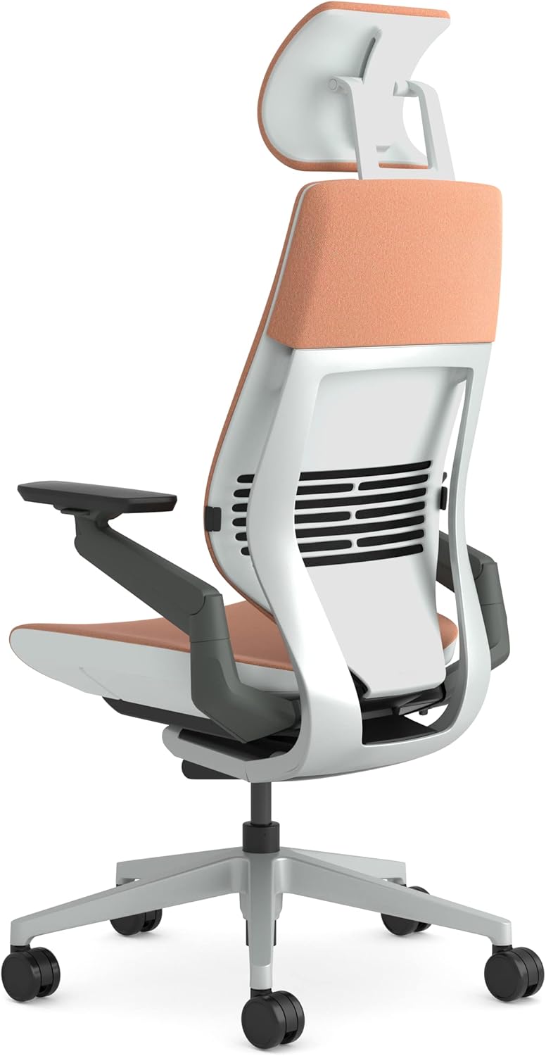 Steelcase Gesture Ergonomischer Bürostuhl mit 360° Armlehnen, 3D-Live Back Lumbalstütze, anpassbarer