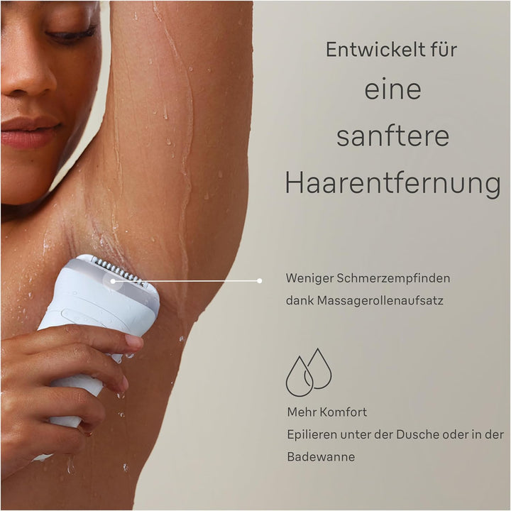 Braun Silk-épil 7, Epilierer Damen / Haarentferner für langanhaltende Haarentfernung, seidig-glatte