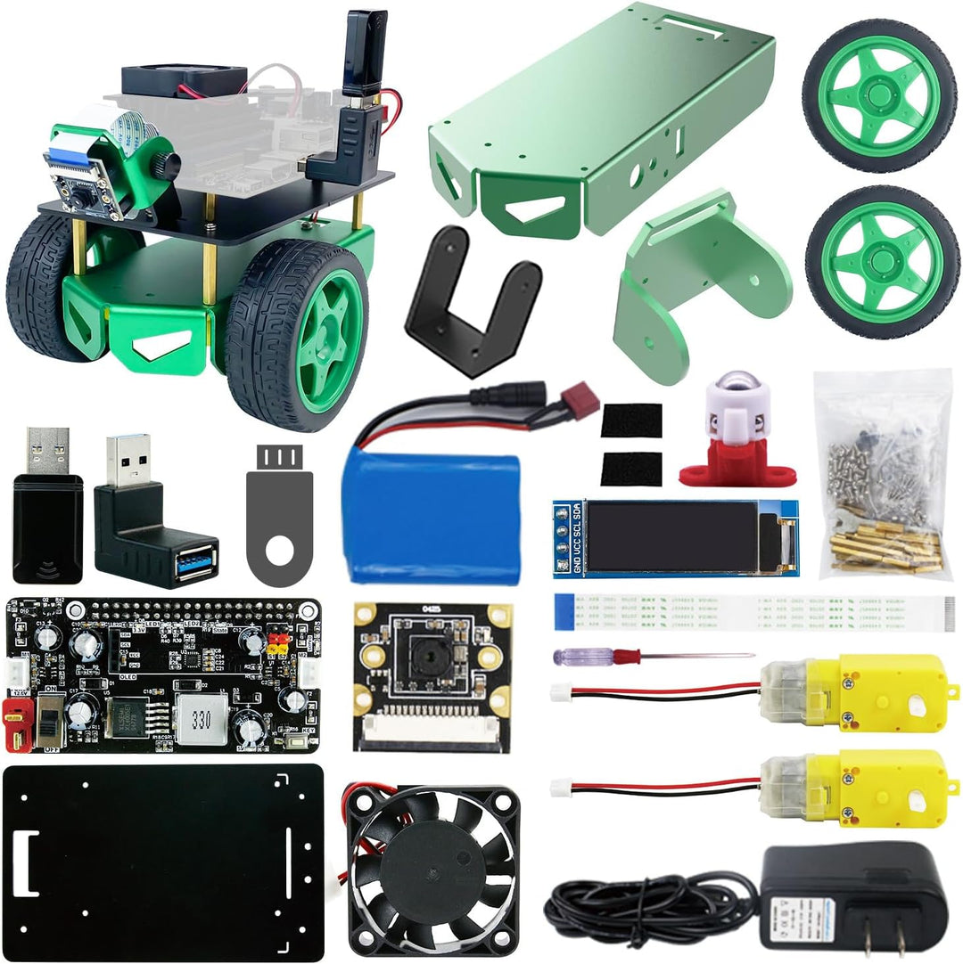 Yahboom Jetson Nano 4GB SUB Robot Kits Jetbot Mini Car AI Programmable Python Robot Kit ROS Starter