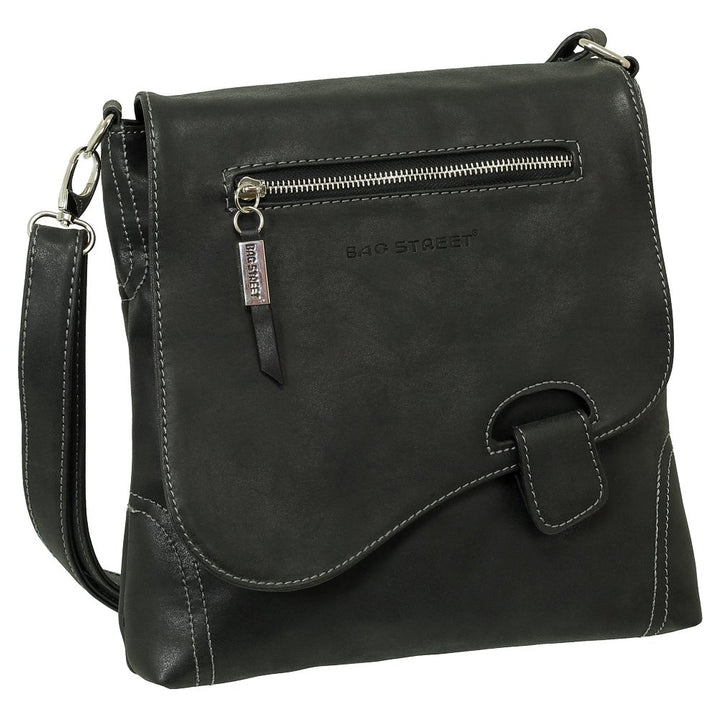 Ledershop24 Geschenkset - Handtasche Schultertasche Umhängetasche Wildleder-Imitat Used Look mit Rie