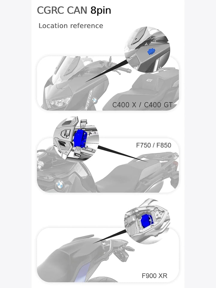 CGRC CAN-Fernbedienung 8 PIN für CHIGEE AIO-5 Series, CHIGEE AIO-5 LITE AIO-5 PLAY AIO-5 PLAY