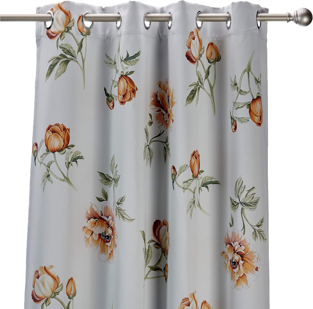 Albani Schal mit 8 Ösen/ Greta1/ 245x135 cm, Weiss, Orange