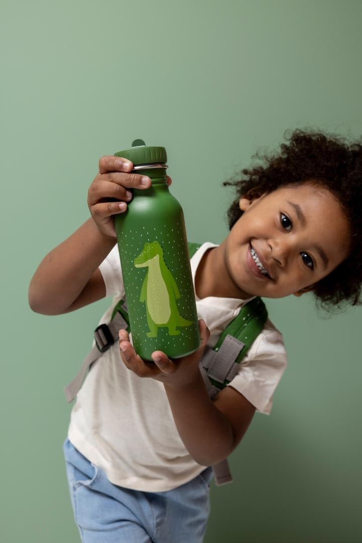 Trixie Trinkflasche Kinder 500ml, Wasserflasche Kindergarten, auslaufsicher | Kinderflasche für Jung