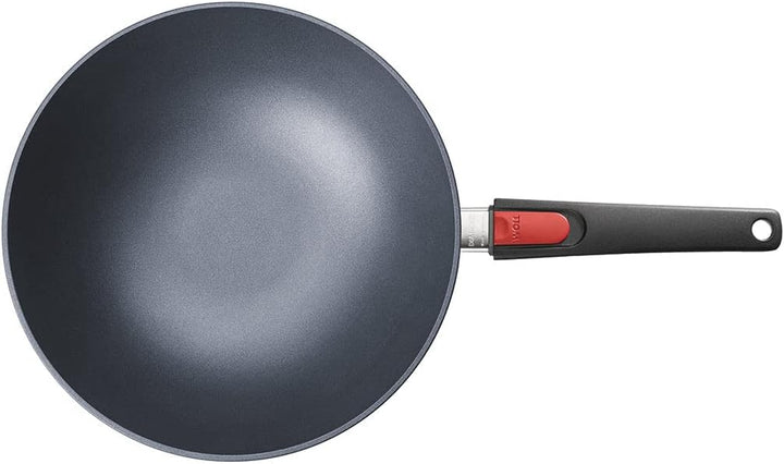 Woll Diamond Lite Induktions-Wok mit abnehmbarem Griff, 30 cm, mit Deckel, in Geschenkbox