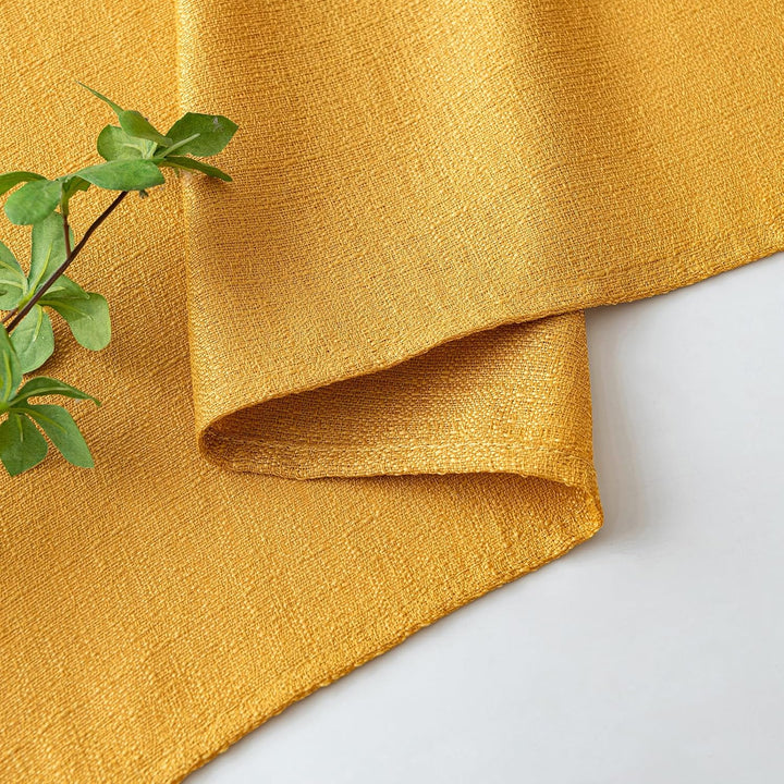 MIULEE 2er Set Voile Vorhang Sheer Leinenvorhang mit Ösen Transparente Unregelmässige Textur Gardine