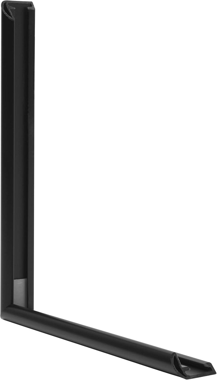 yd. Your Decoration - Bilderrahmen 20x40 cm - Schwarz Hochglanz - Bilderrahmen aus Kunststoff mit An