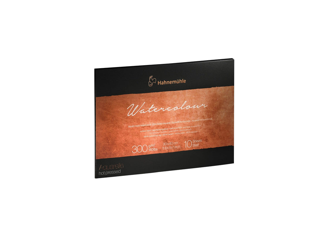 Hahnemühle 10 625 150 Hahnemühle Aquarell-Satin Block 300G 24X32