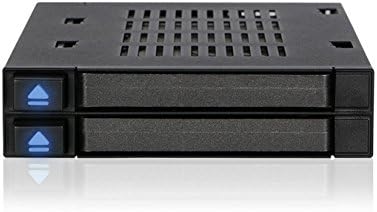 ICY DOCK flexiDOCK MB522SP-B - Dock trägerlos für 2X 2,5 Zoll (6,4cm) SATA SSD/HDD in 1x 3,5 Zoll (8