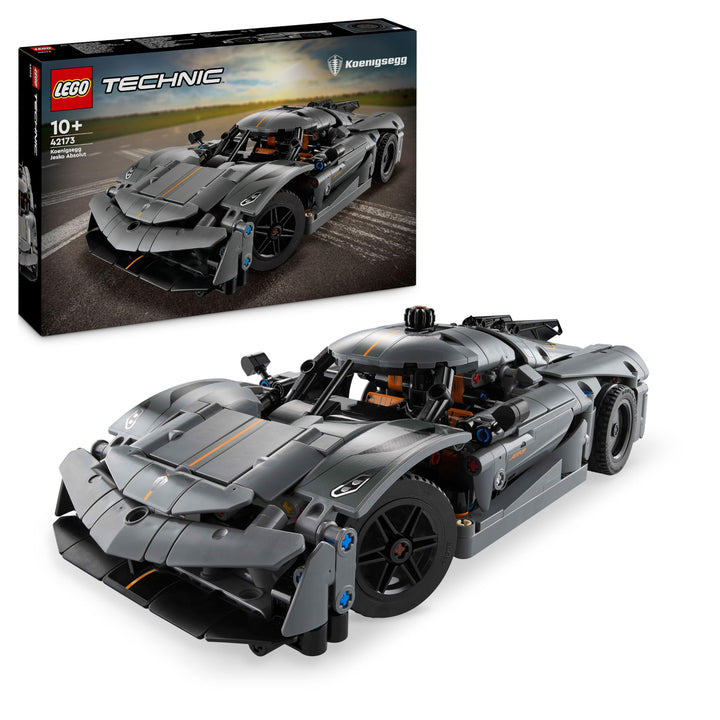 LEGO Technic Koenigsegg Jesko Absolut Supersportwagen in Grau, Bauspielzeug für Jungen und Mädchen,