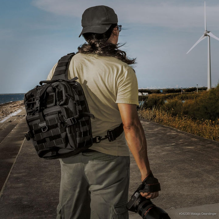 Maxpedition Malaga GearSlinger Schwarz, Schwarz