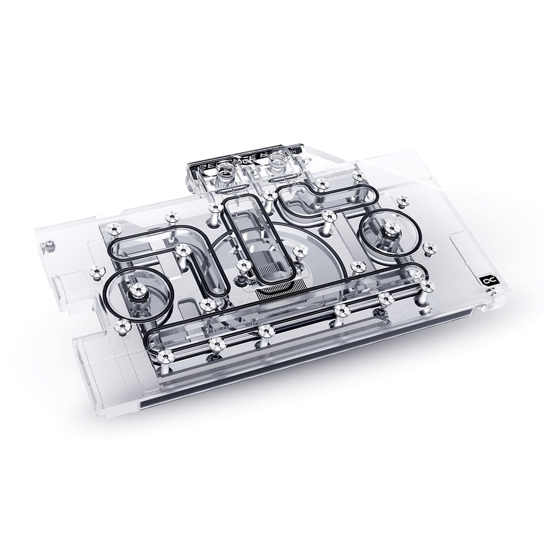 WAK Alphacool Eisblock Aurora Acryl GPX-N RTX 3070 TUF/DUAL mit Backplate