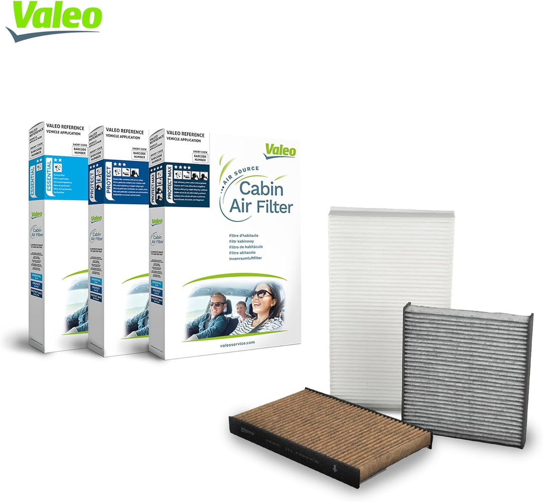 VALEO 715508 Filter Innenraumluft PROTECT Pollenfilter mit Aktivkohle Schutz vor Pollen Staub Bakter