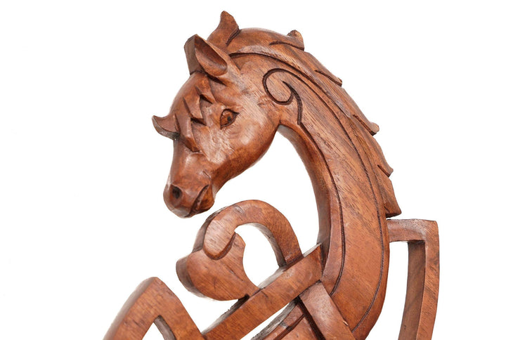 Windalf Cintage Celtic Wandbild ARATON 42 cm Vikings Krieger Pferde Wandrelief Wandobjekt Handarbeit