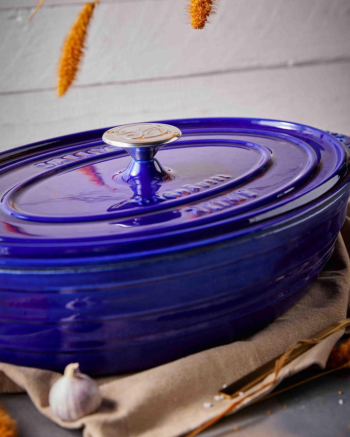 Sallys Gusseisenbräter Alime (Royal Blue Majolika), Royal Blue Majolika
