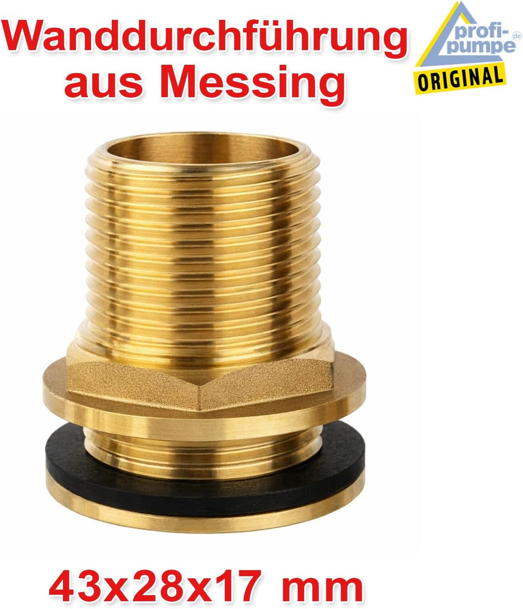 VERBINDUNGSSET für REGENTONNEN inkl. VERBINDUNGSSCHLAUCH 25mm und hochwertige 1-Zoll Messing - VERBI