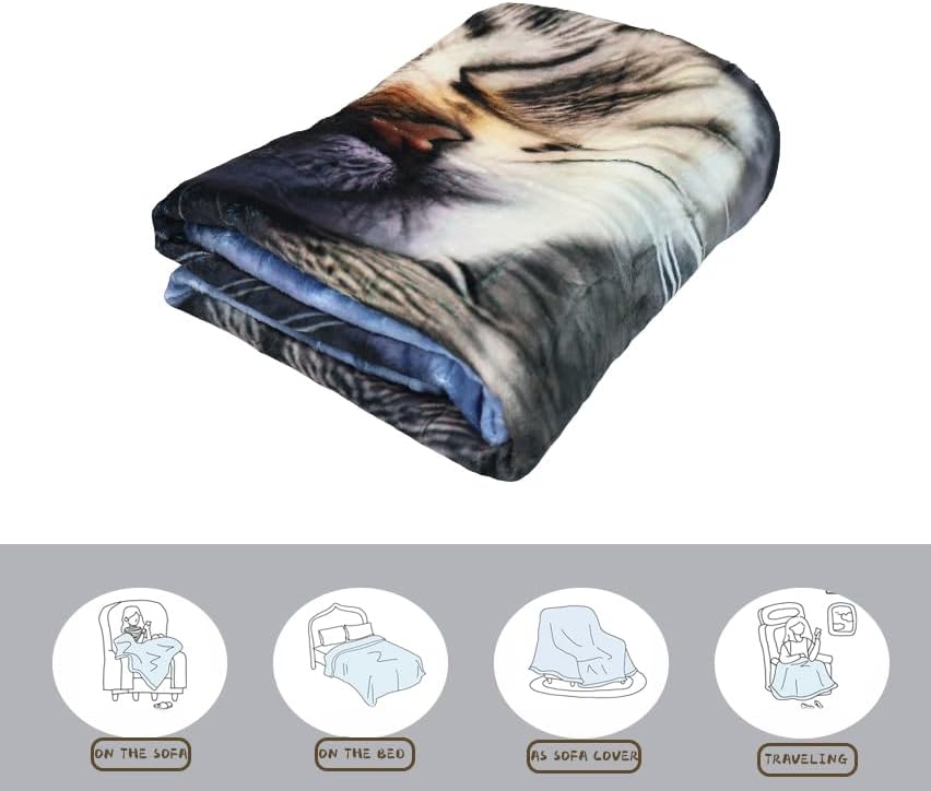 kuscheldecke Katze,Cartoon Kätzchen kuscheldecke Fleece Decke mit 3D Tierdruck, Weiche Warm Fleecede