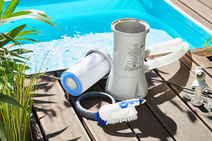 Intex Krystal Clear Cartridge Filter Pump - Pool Kartuschenfilteranlage - 1,9 m³/H - 220-240V Single