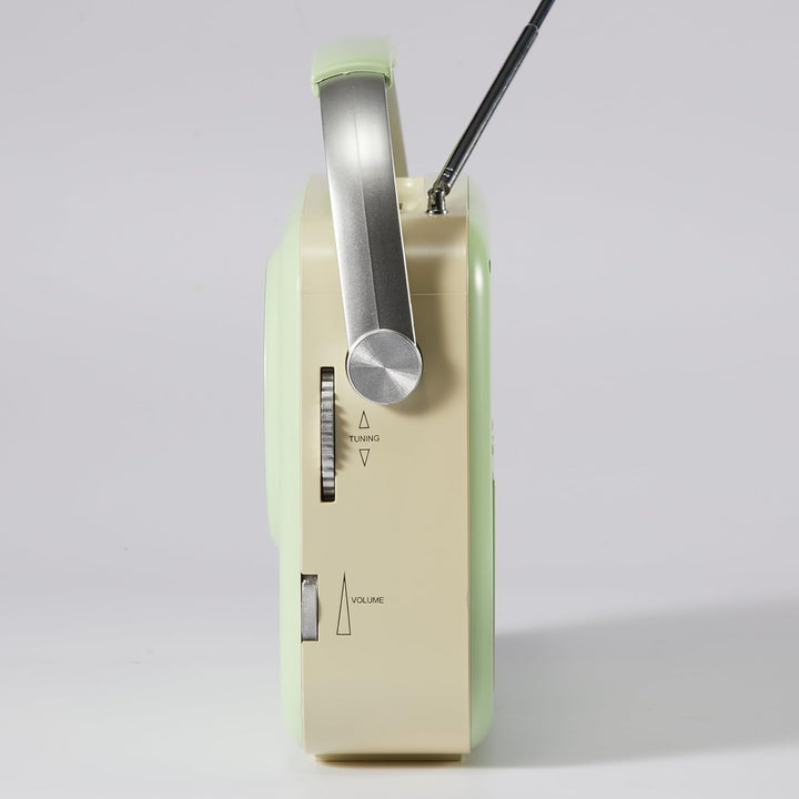 Radios Portable Am Fm, Kleine Retro Vintage Radio Bluetooth, AA-Batterie betriebene Radio oder Steck