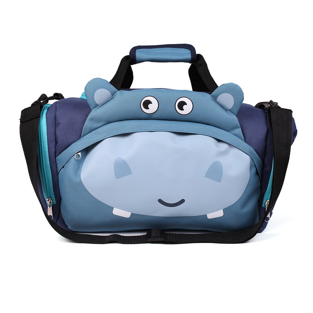 Sporttasche Reisetasche verschiedenen Motiven, für Jungen und Mädchen Nilpferd, Nilpferd