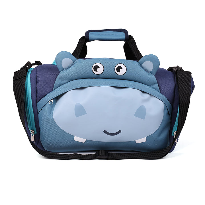 Sporttasche Reisetasche verschiedenen Motiven, für Jungen und Mädchen Nilpferd, Nilpferd