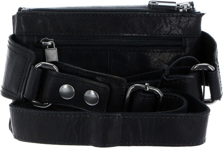 Spikes & Sparrow The Authentics Gürteltasche 19 cm Schwarz, Schwarz