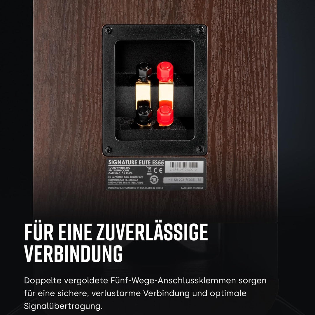 Polk Audio Signature Elite ES55 hochauflösender HiFi Standlautsprecher fürs Heimkino, Hi-Res Zertifi