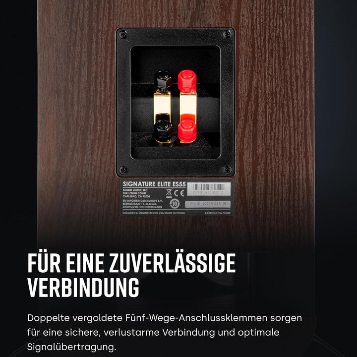 Polk Audio Signature Elite ES55 hochauflösender HiFi Standlautsprecher fürs Heimkino, Hi-Res Zertifi